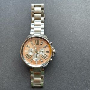 MK Silver Watch